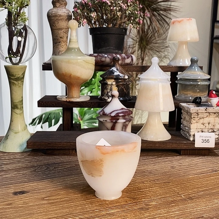 石材362红花冰杯杯