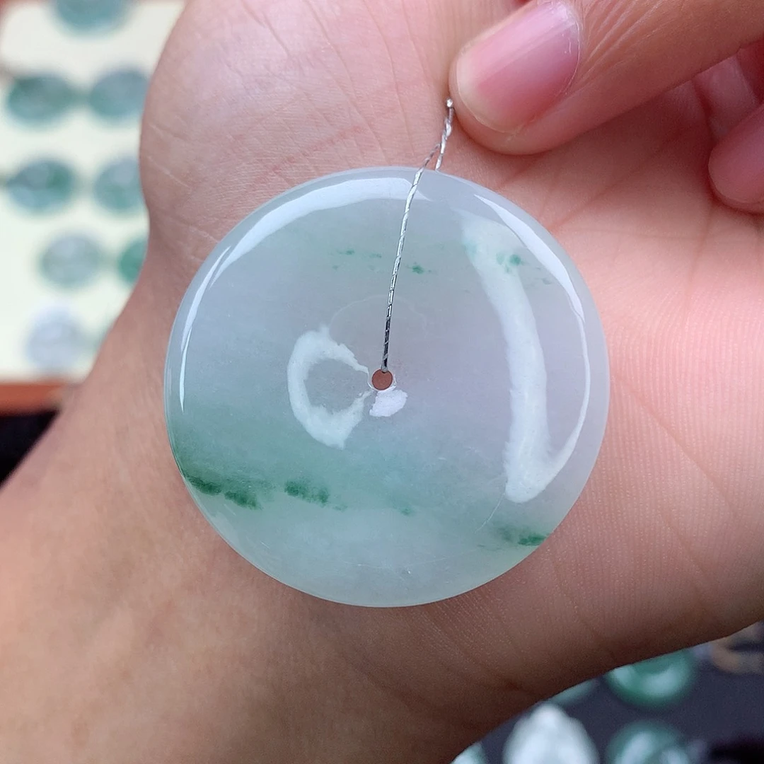 颈饰未镶嵌翡翠29 尺寸37-5.6