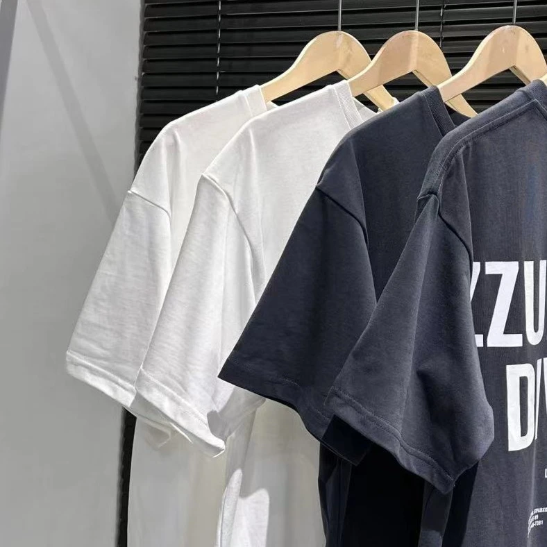 T家 男款印花休闲T恤 DM24A132 2319