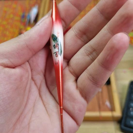 孔雀羽羽毛电子漂1.9克
