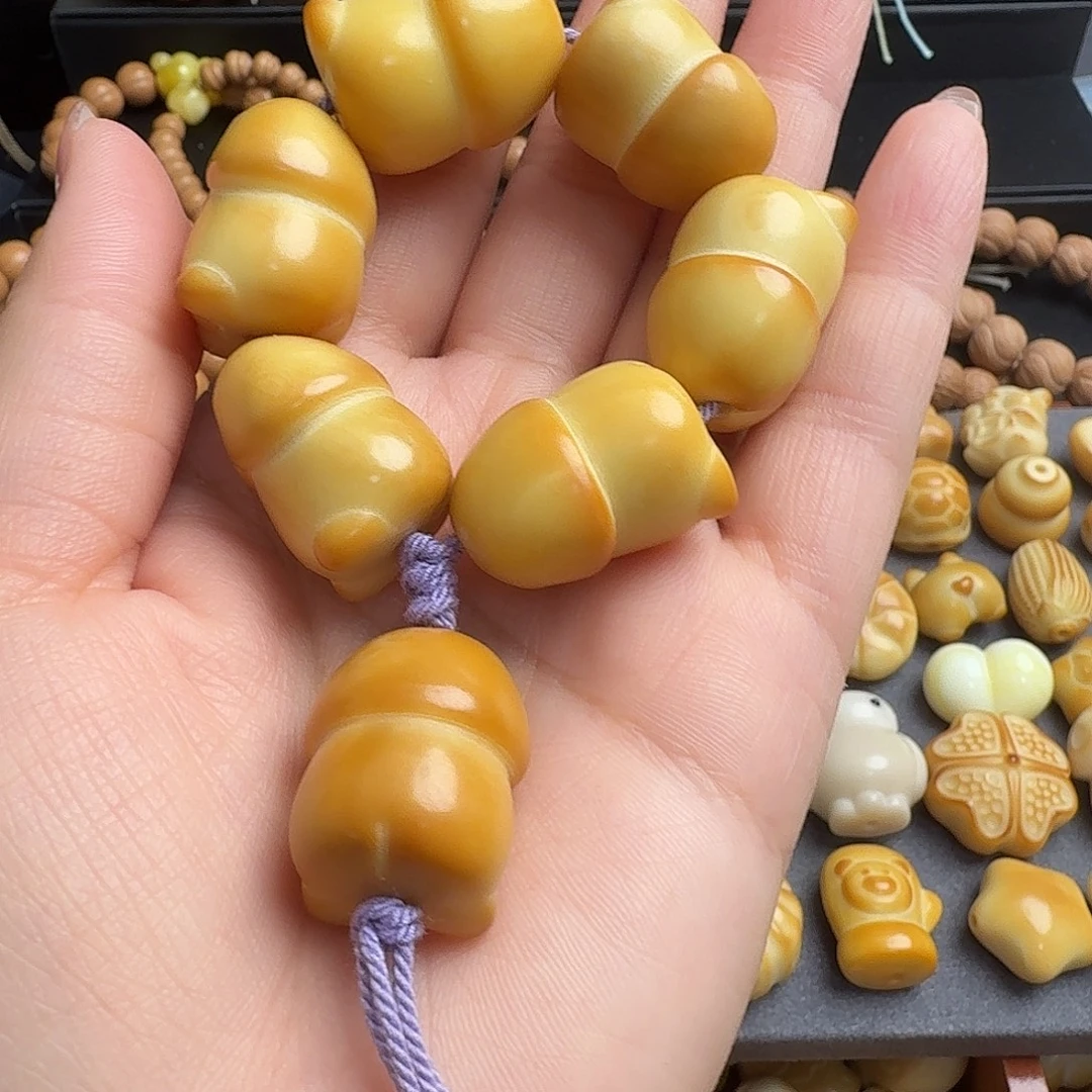 猴头核桃手串烤丁丁微瑕