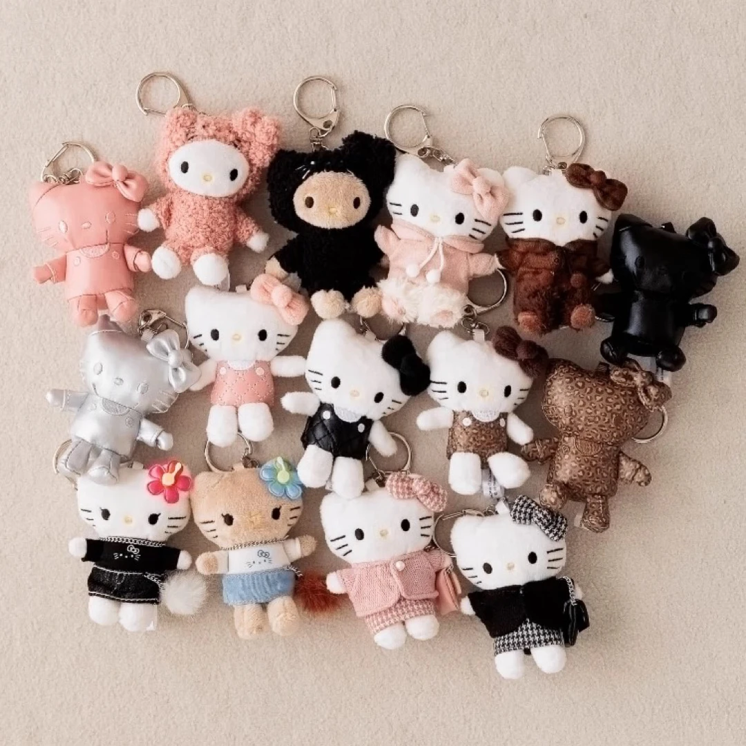 日版正品repipi联名me%第6代Kitty圣诞雪人三丽鸥毛绒挂件