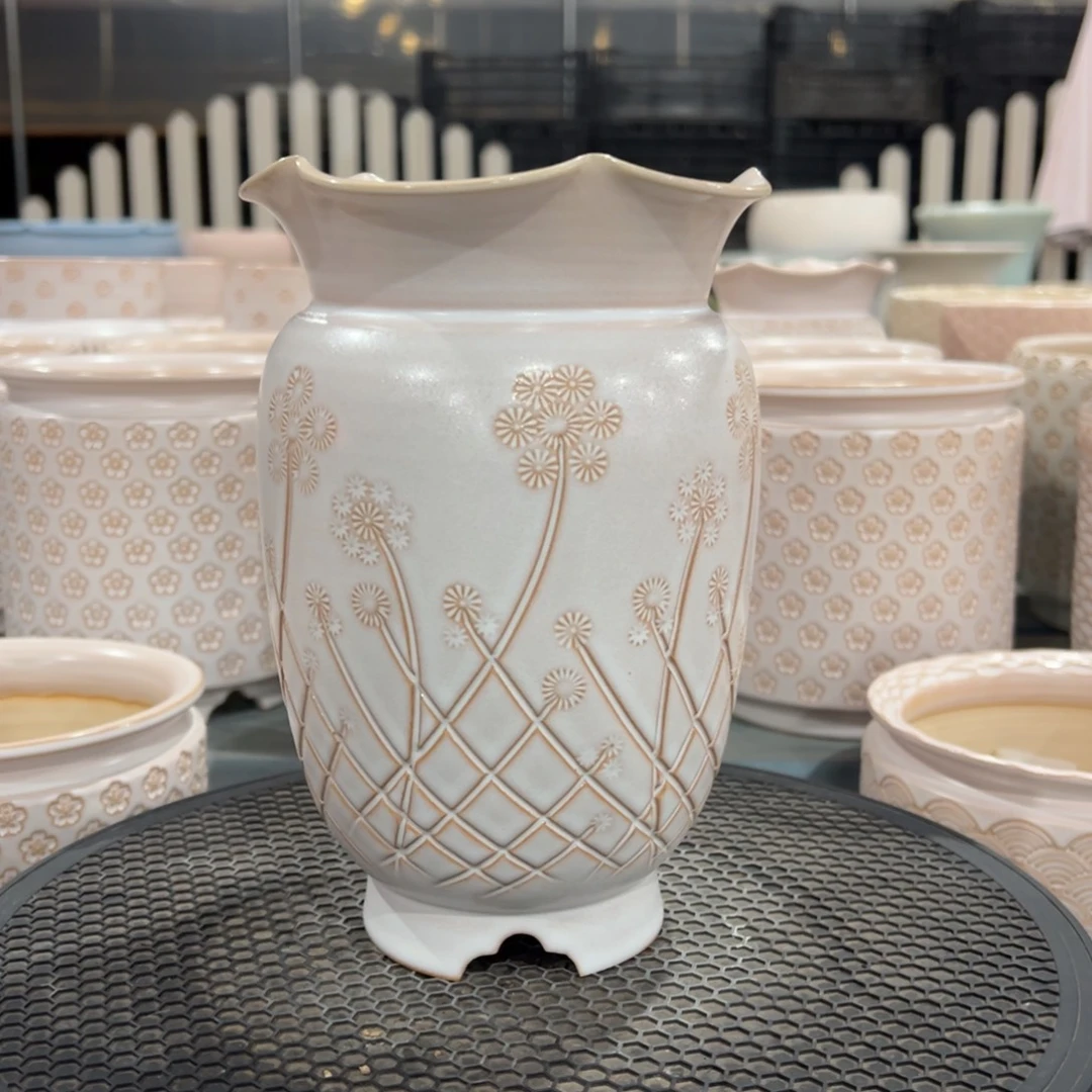 大盆1108-012E美人肩外口12cm