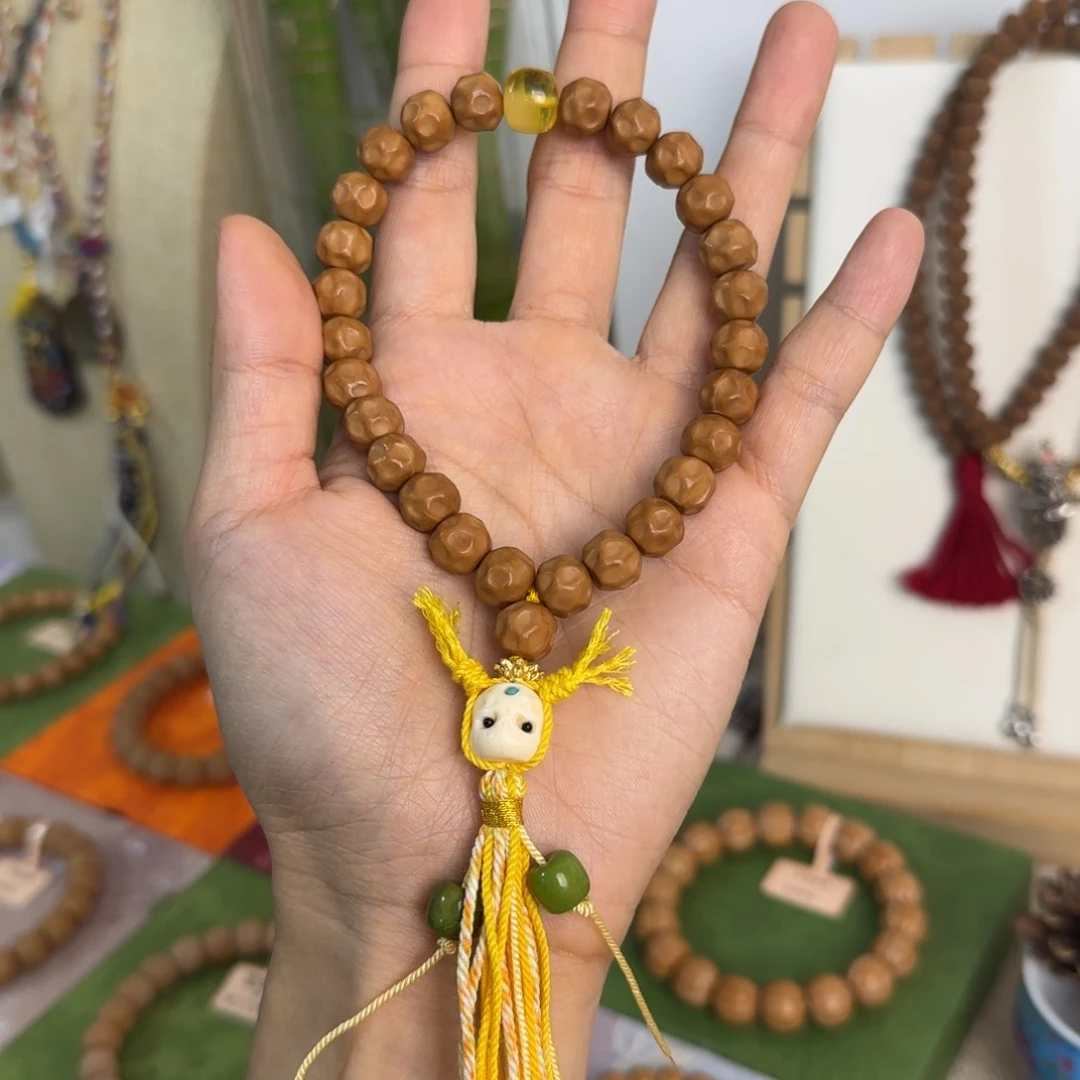 猴头核桃吊坠阿呆无相猴头