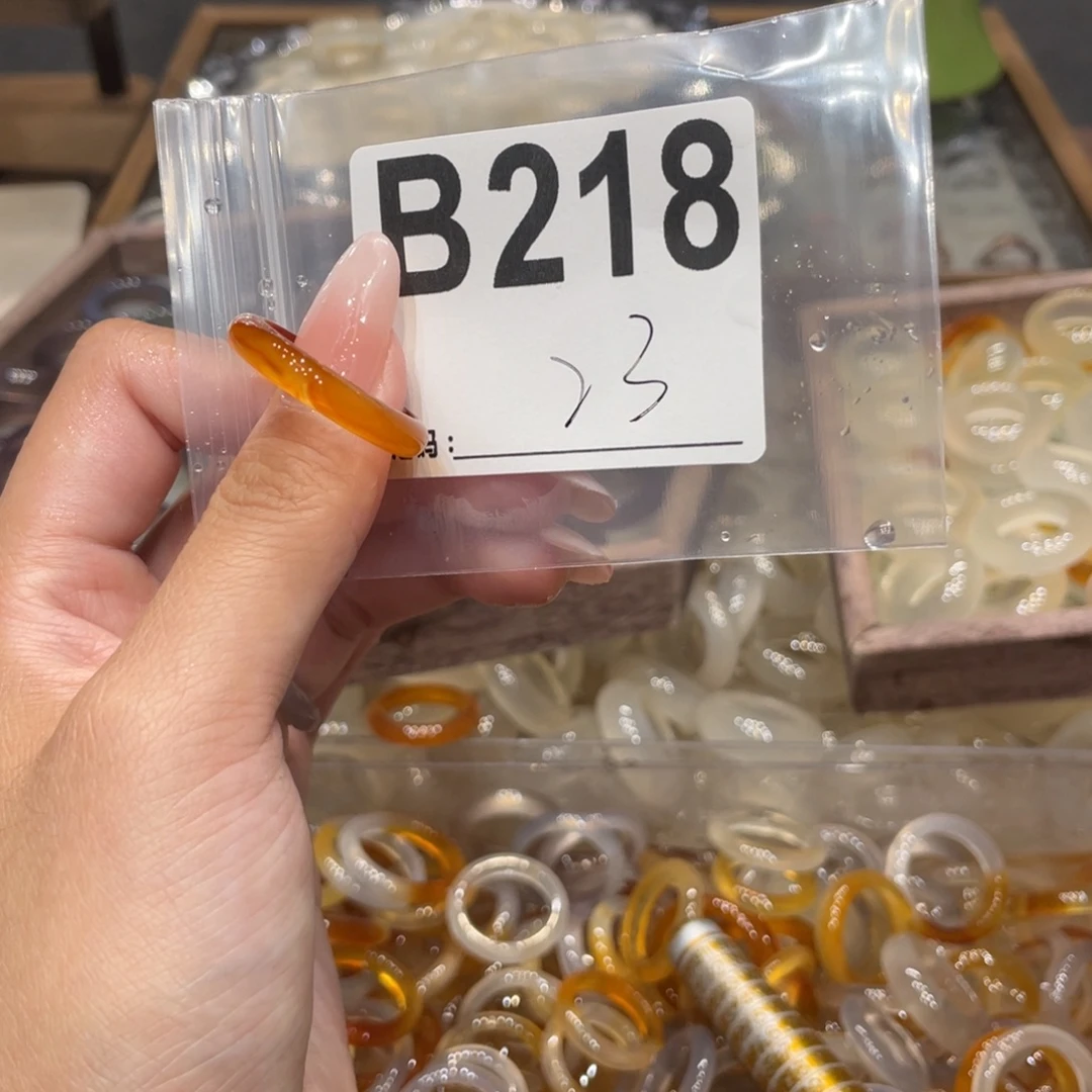 玛瑙/玉髓未镶嵌戒指218