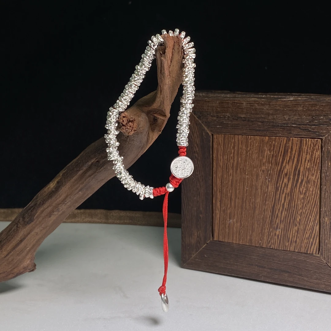 足银银制品 【小北好物】足银手绳-17QP26X16