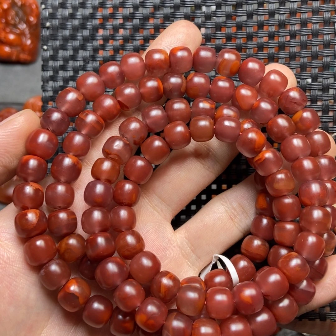 南红玛瑙未镶嵌手链9mm