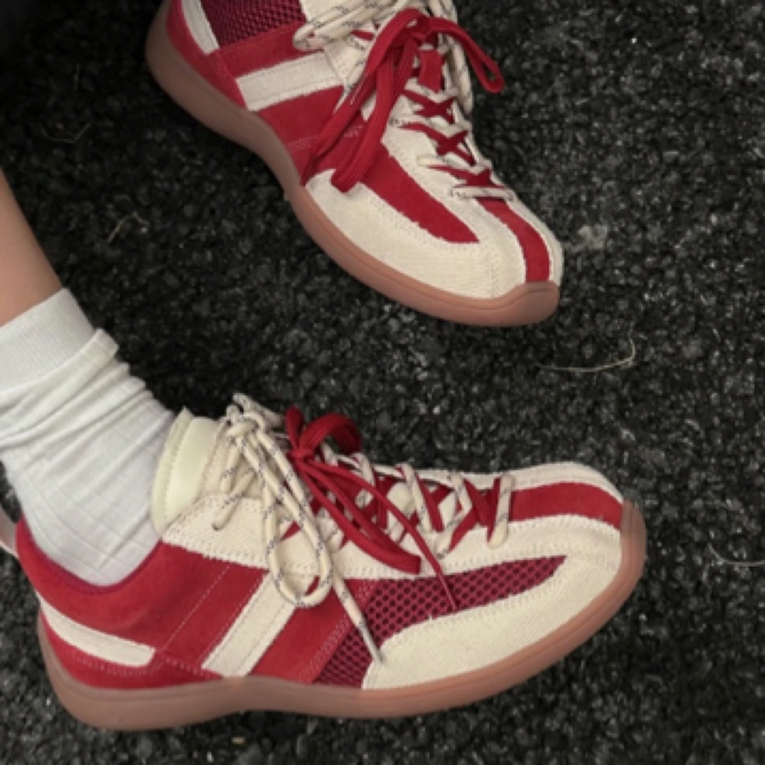 SGIRL「A576-1」透气休闲鞋德训鞋低帮时尚休闲鞋红白城市机能风