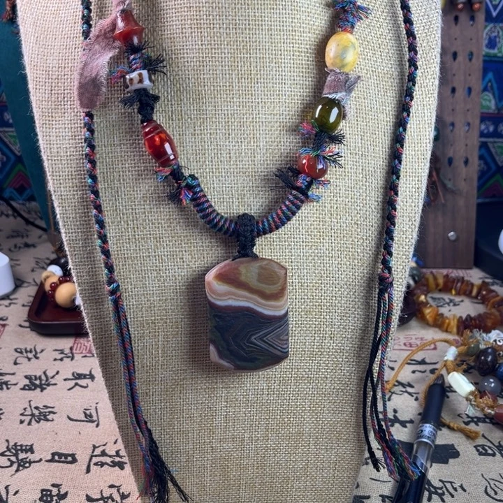 玛瑙/玉髓未镶嵌颈饰