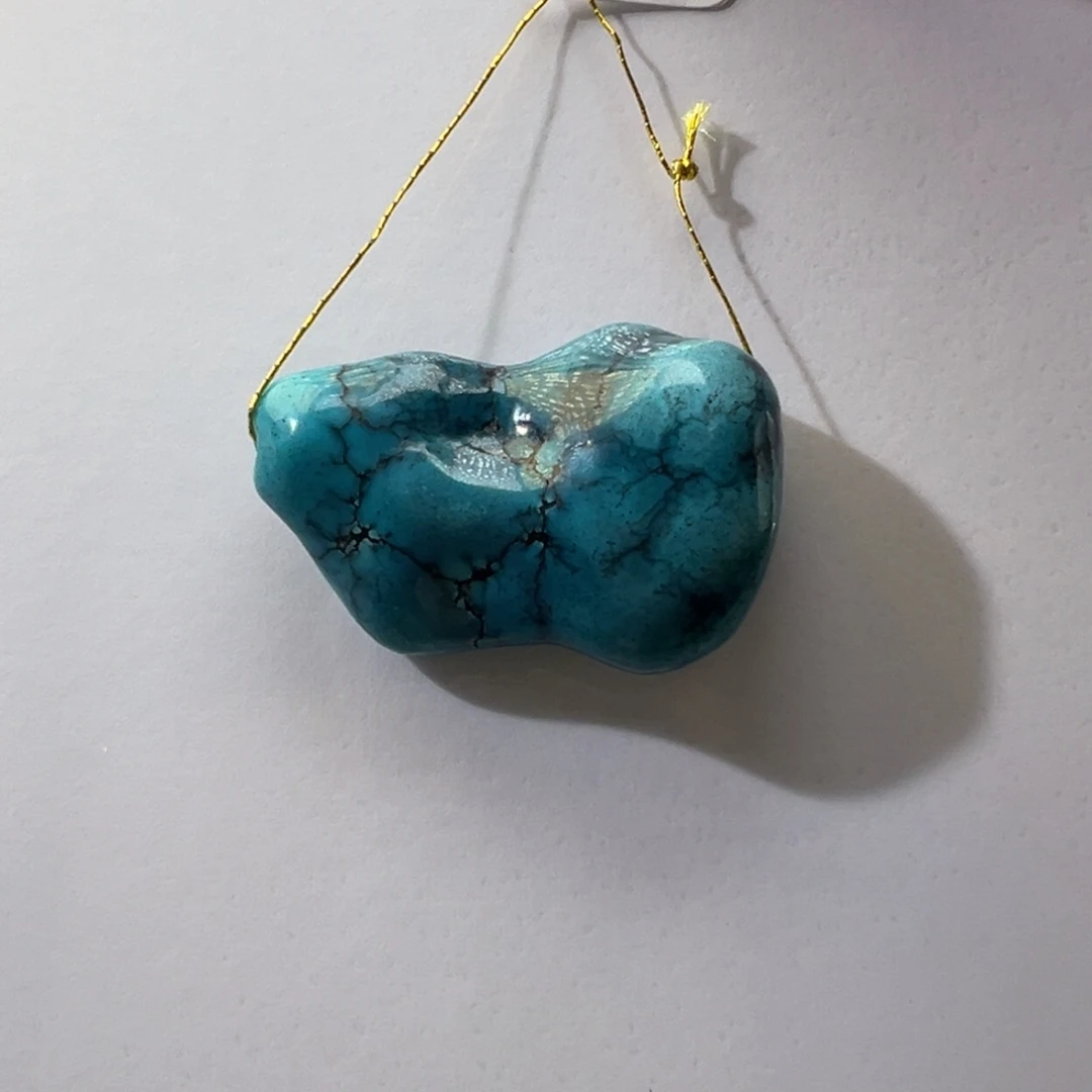 绿松石未镶嵌挂件