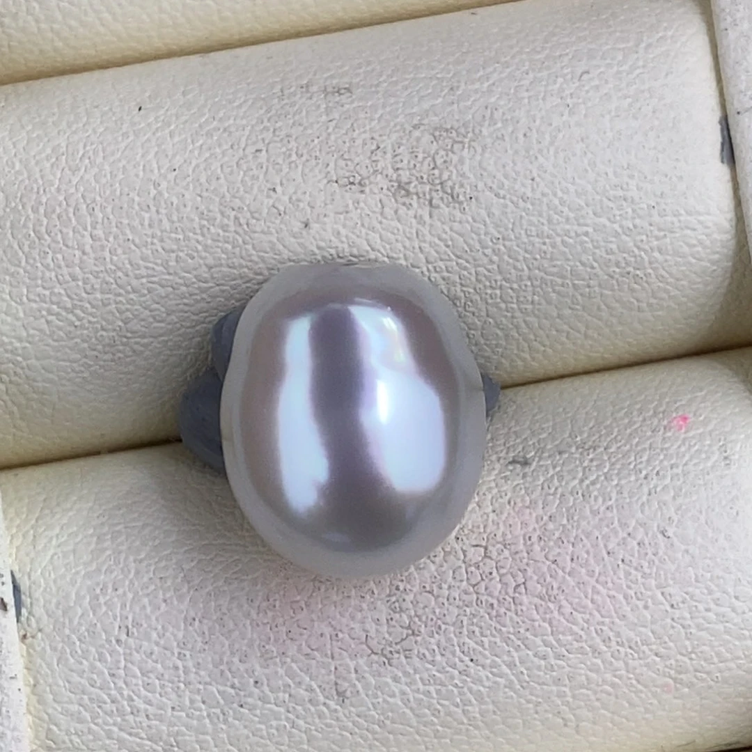 未镶嵌海水珍珠裸珠13-14mm特价宝石光巴洛克