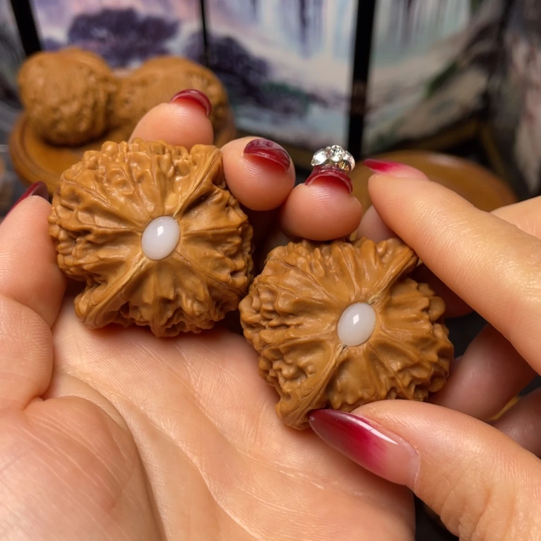 文玩核桃把件41宫灯