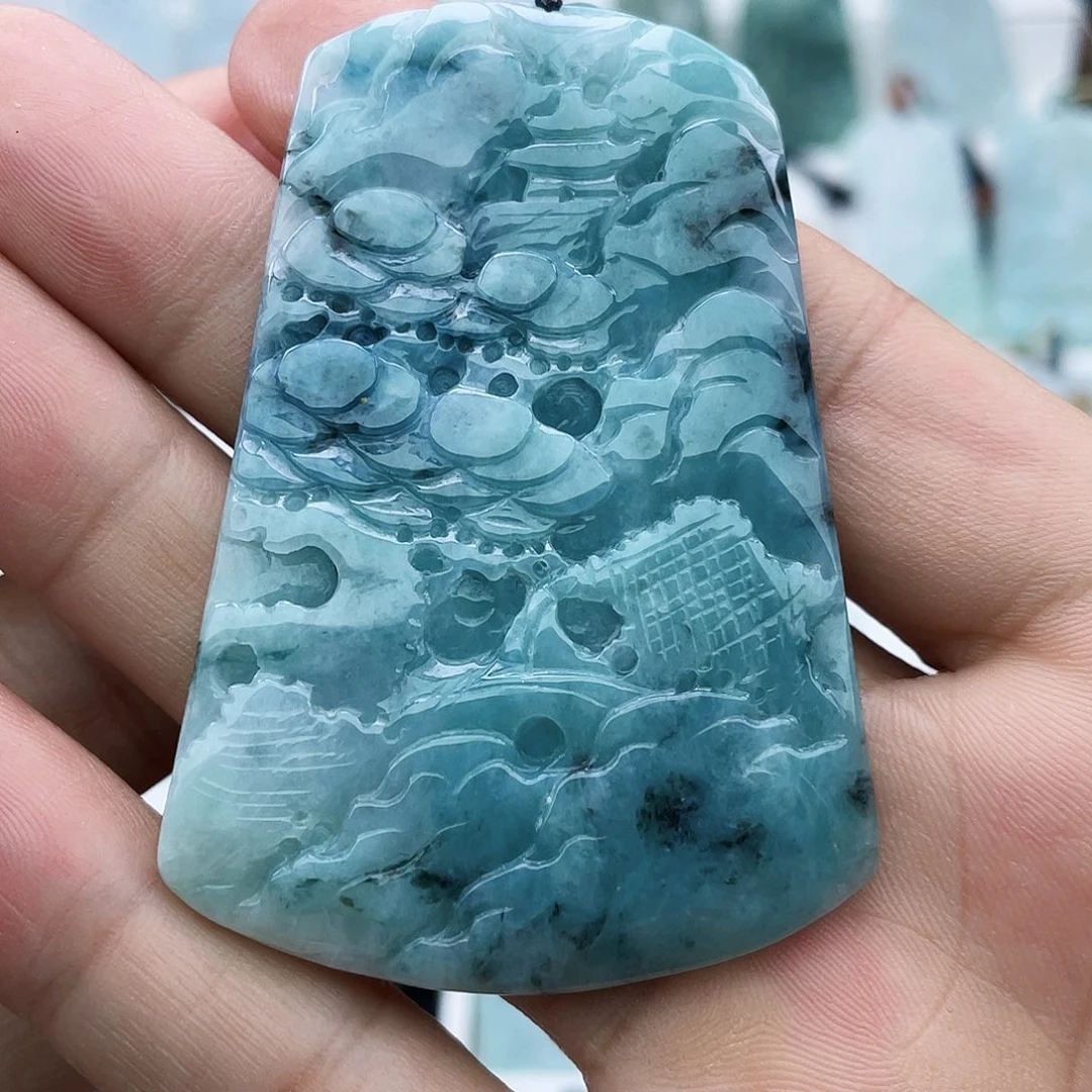 颈饰未镶嵌翡翠翡翠