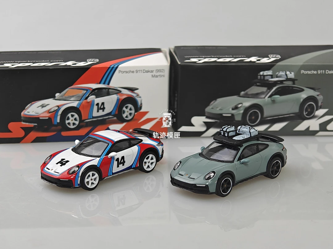 Tiny微影1/64保时捷911 992 达喀尔 #14 dakar3.0合金汽车模型