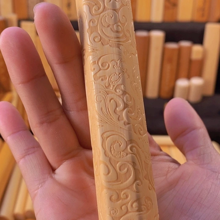 竹黄皮大六角海浪满刻爆款