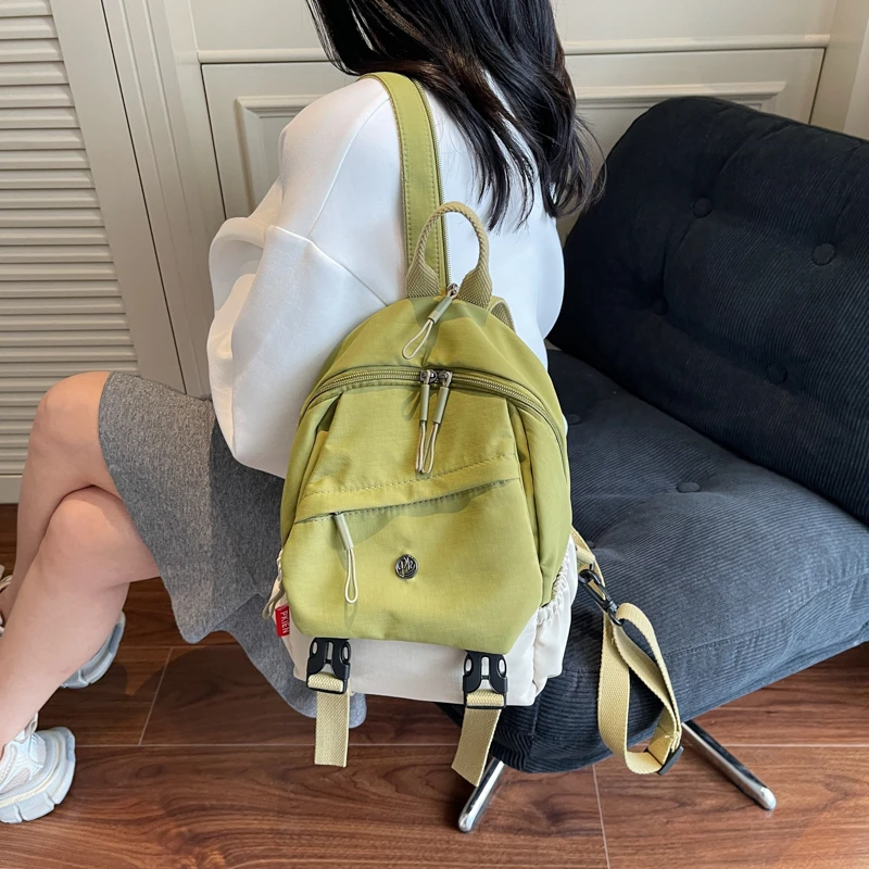 2025PKIEN轻奢多功能单肩潮流双肩背包斜背轻便包韩版休闲三用包