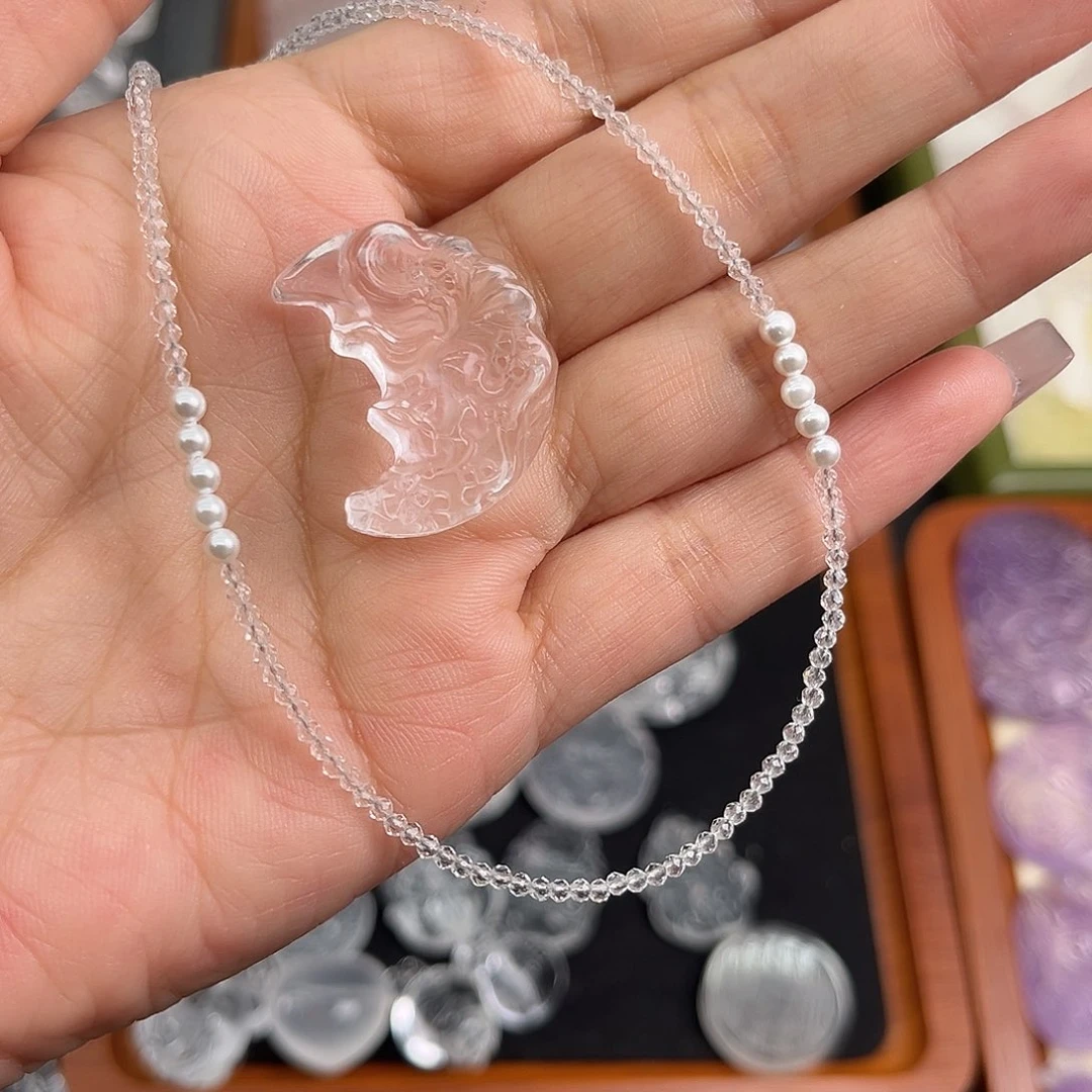 水晶珠宝半成品未镶嵌我**梨31