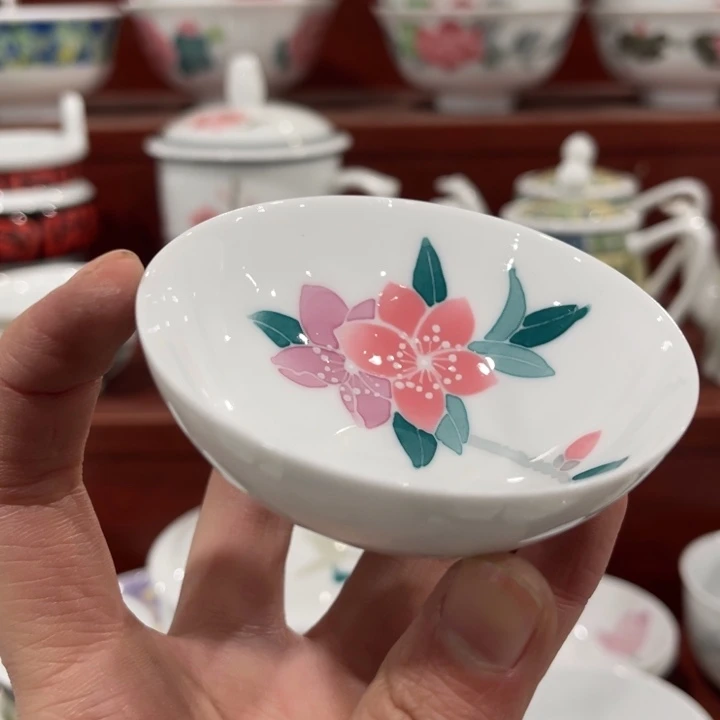 醴陵釉下高温瓷手绘60毫升