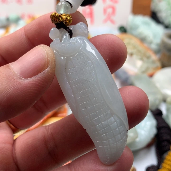 颈饰未镶嵌翡翠保真天然a过翡翠