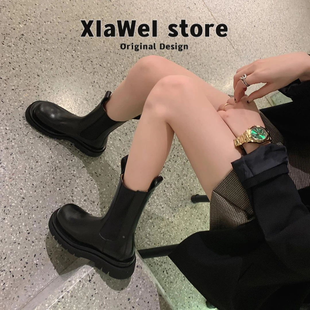 【官网小C&K旗舰店】葡萄妈Studiolee王炸返场~2025切尔西中筒靴