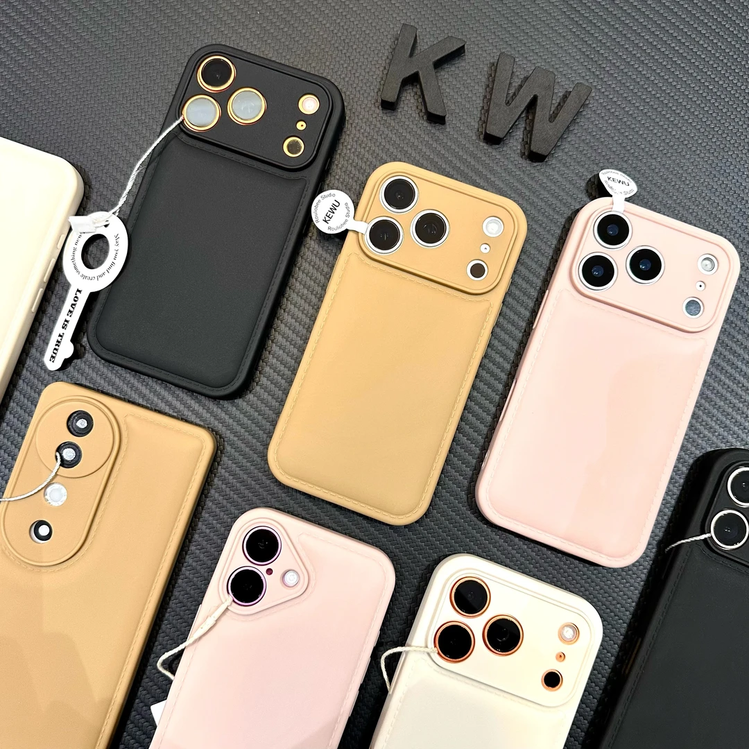 秋冬高颜值鼓包适用苹果16/17手机壳iPhone15小米14vivoppo华为潮