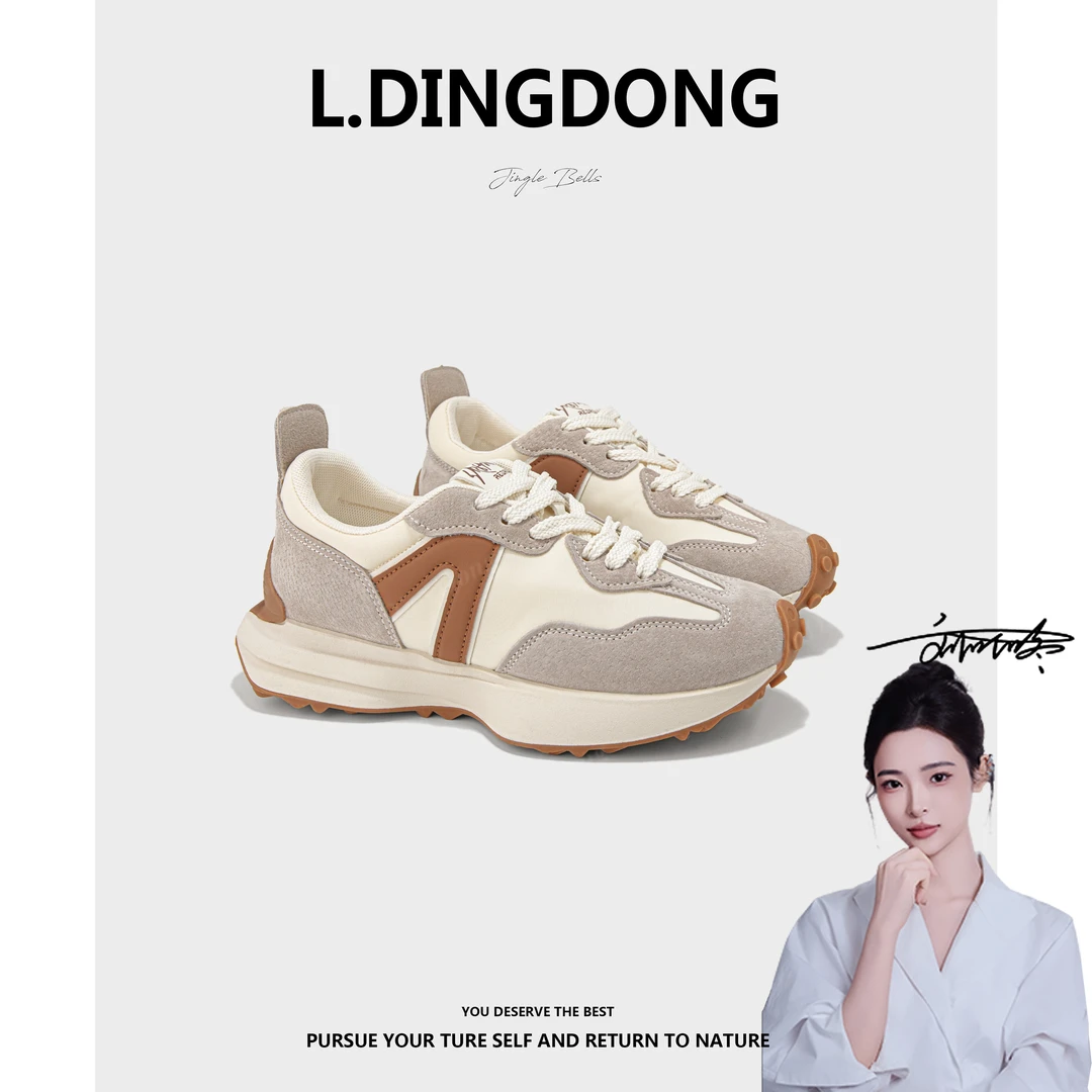 【刘叮咚女鞋】爆款复古阿甘鞋新款德训小蛮腰休闲鞋 A1878