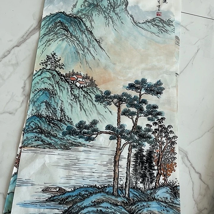 国画国画作品手绘作品