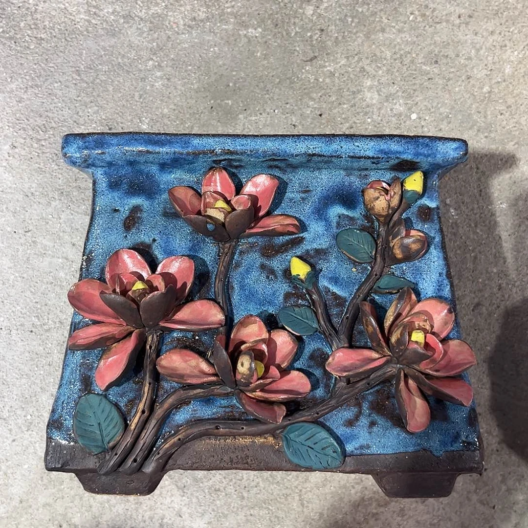 微瑕998 号陶然花器手工花盆