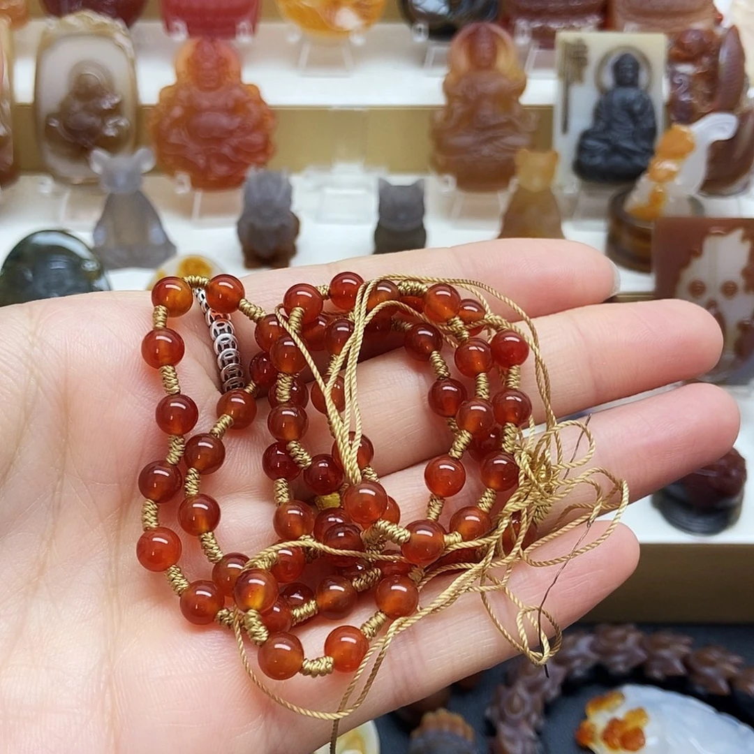 霸***道玛瑙/玉髓未镶嵌颈饰