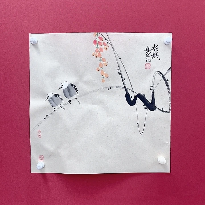 国画纯手绘作品书画