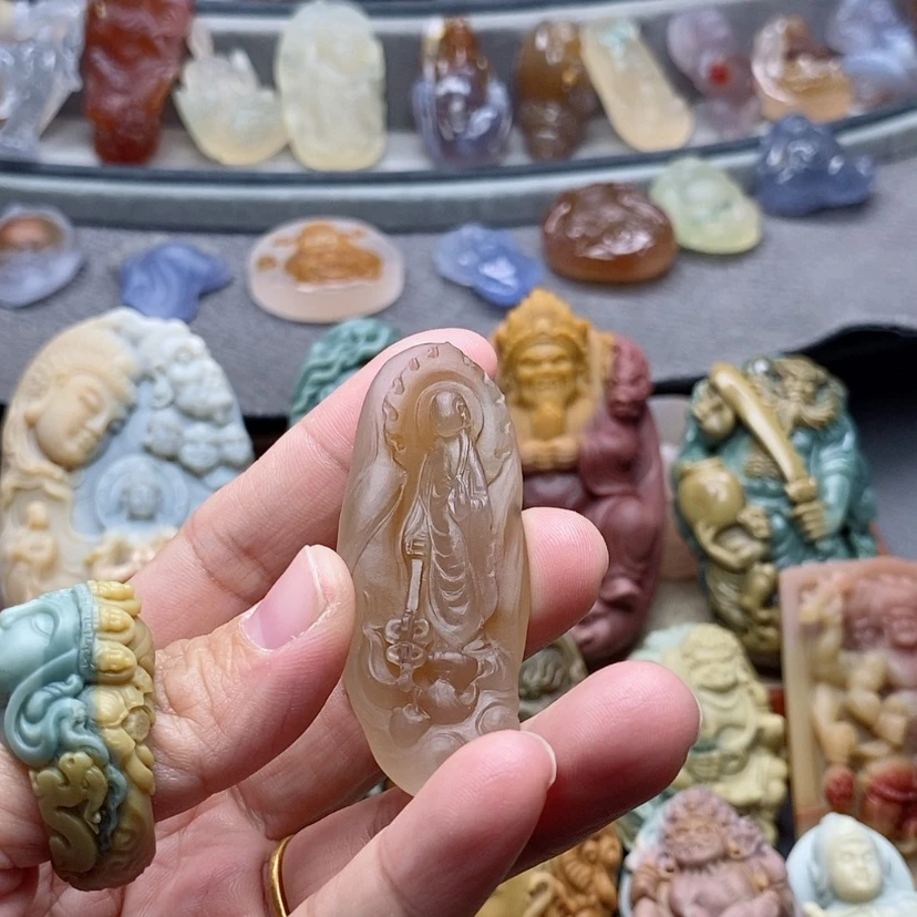 【闪购商品】未镶嵌吊坠定制玛瑙