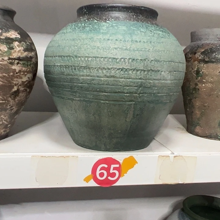 粗陶盆默认打孔高23口15