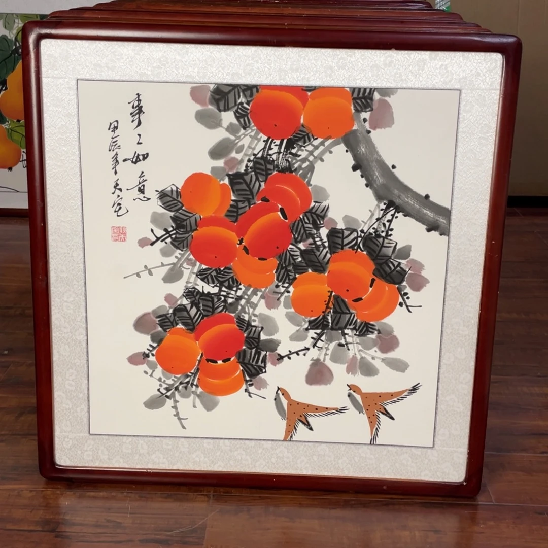 国画带框尺寸63*63厘米