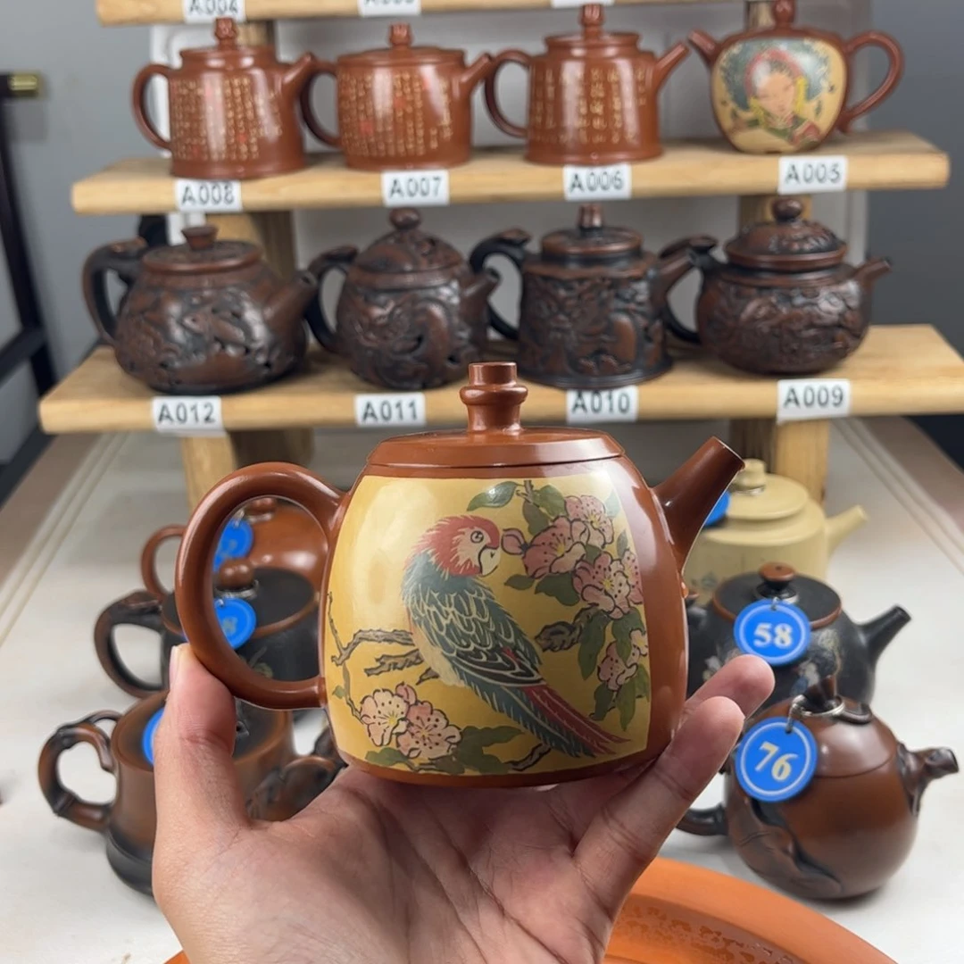 壶240cc 建水紫陶全手工制作，老匠人传承手艺