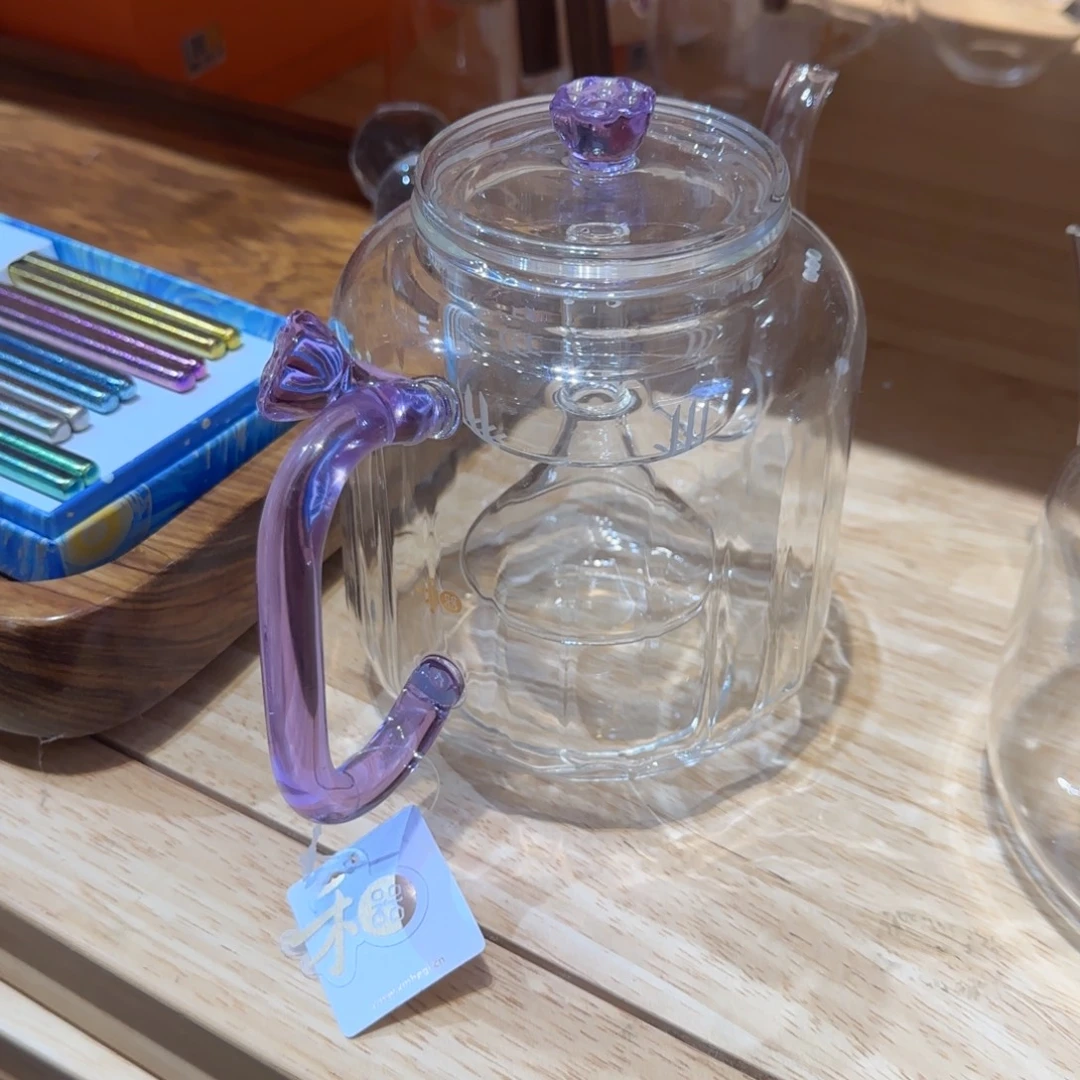 米***兔禾器莲君壶浅紫色双内胆