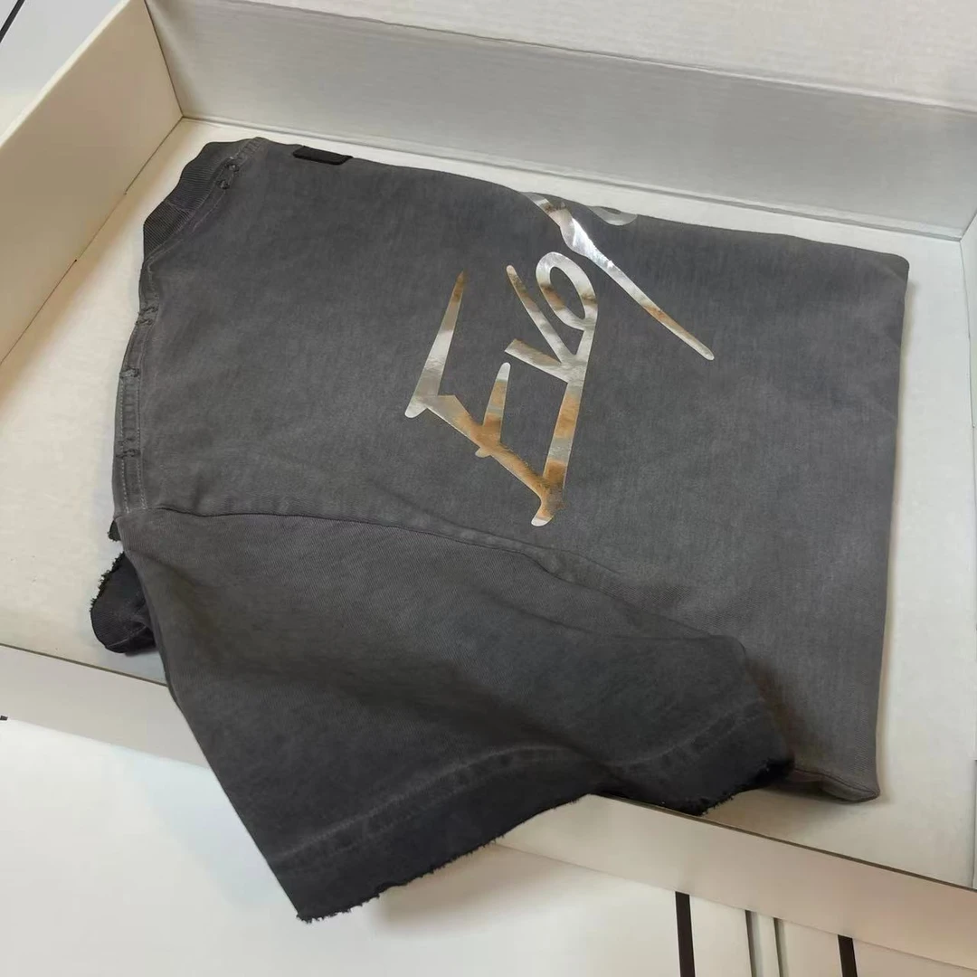 【K4029】谢霆锋演唱会同款男女同款洗水高端重磅短袖