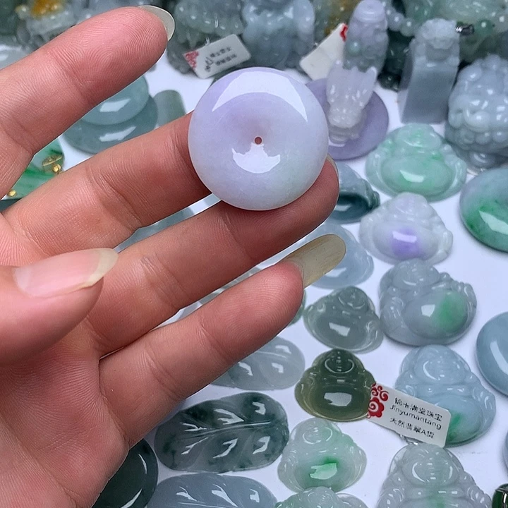 翡翠未镶嵌颈饰天然翡翠