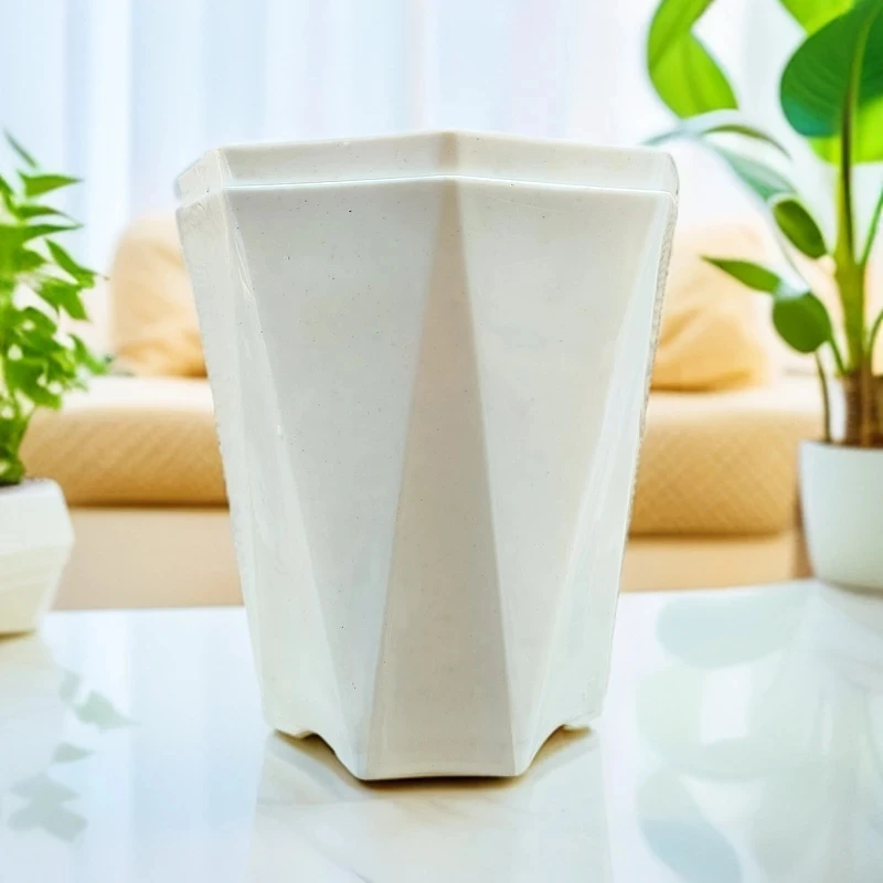 1加仑规格菱形口径花盆塑料花盆塑料简约百搭用于室内外绿植花卉
