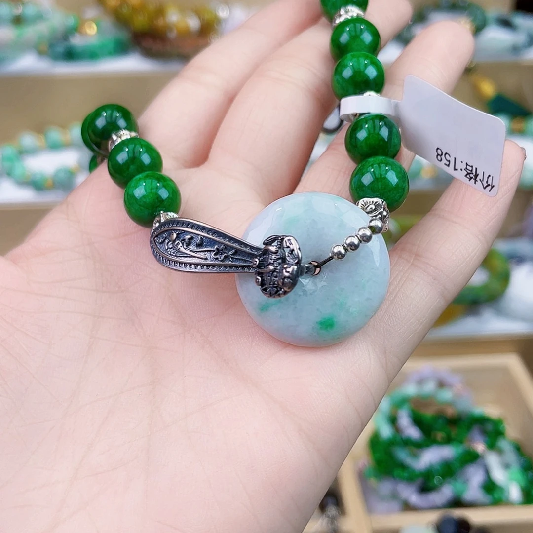 ****琪翡翠未镶嵌手链手链