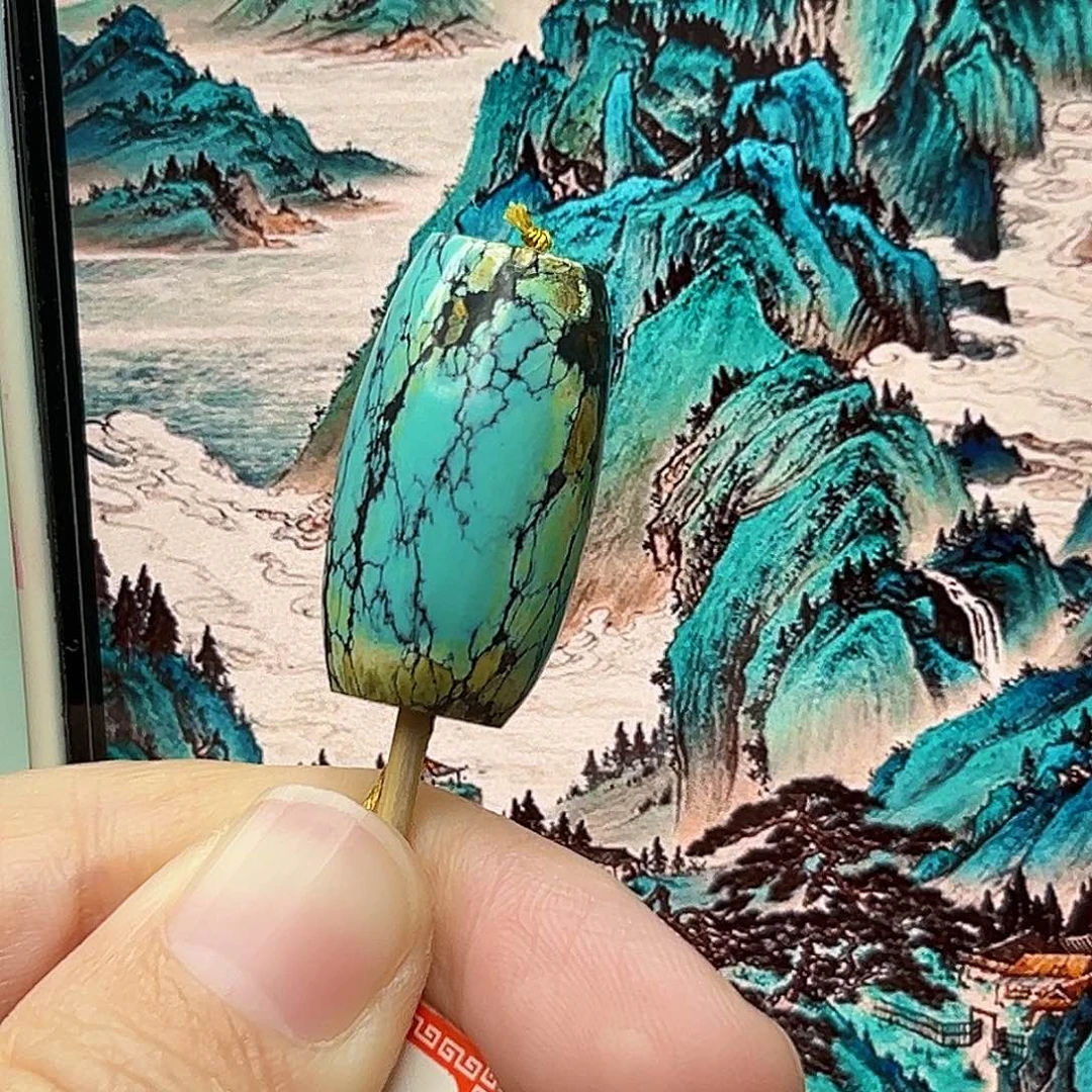 绿松石珠宝奇石未镶嵌