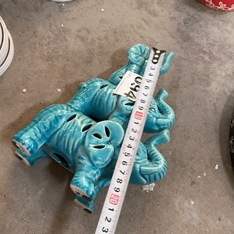 微瑕，不能明火，1个陶瓷，大象，094