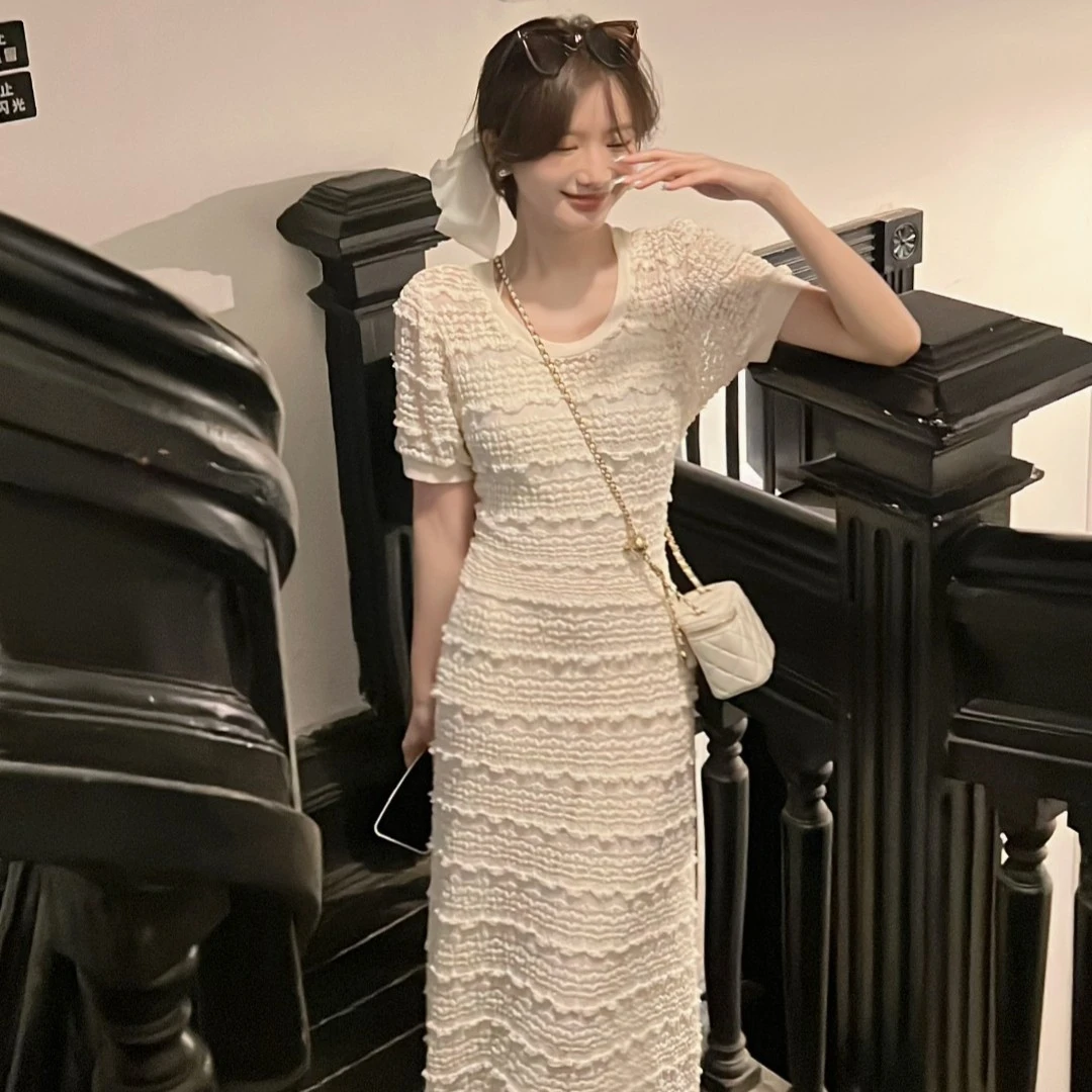 【芝士Cheese】恋夏之歌蕾丝连衣裙 茶歇法式连衣裙赫本风连衣裙