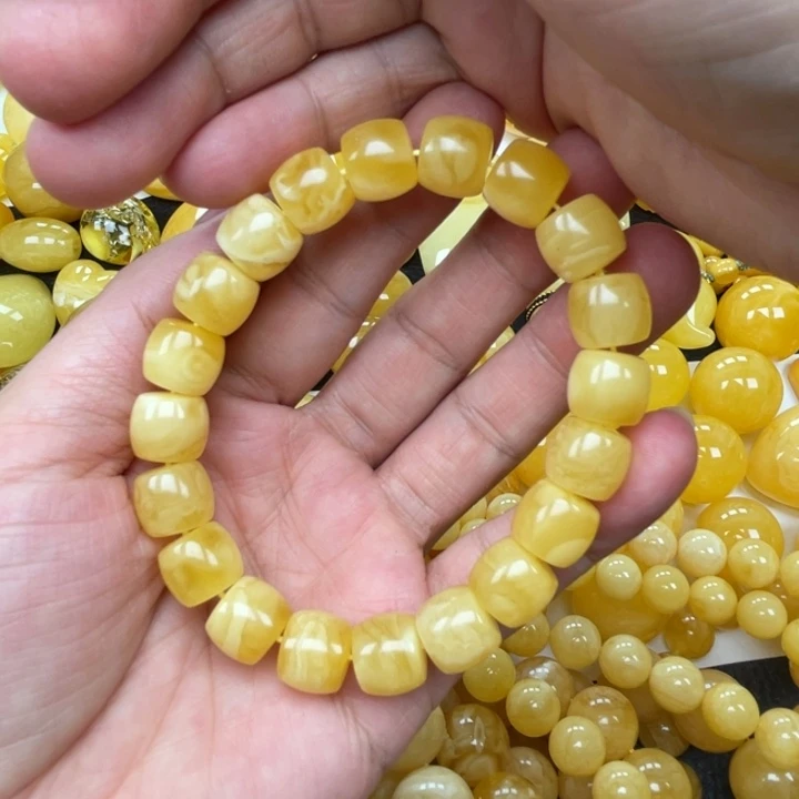 裸石蜜蜡未镶嵌蜜蜡11➕手串