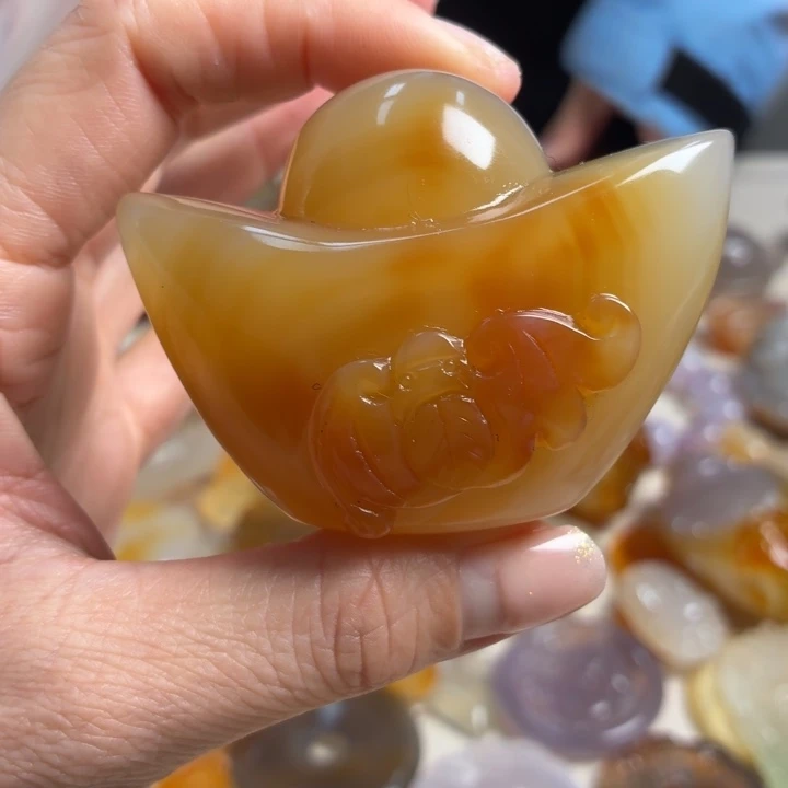 玛瑙/玉髓未镶嵌吊坠(不含链)