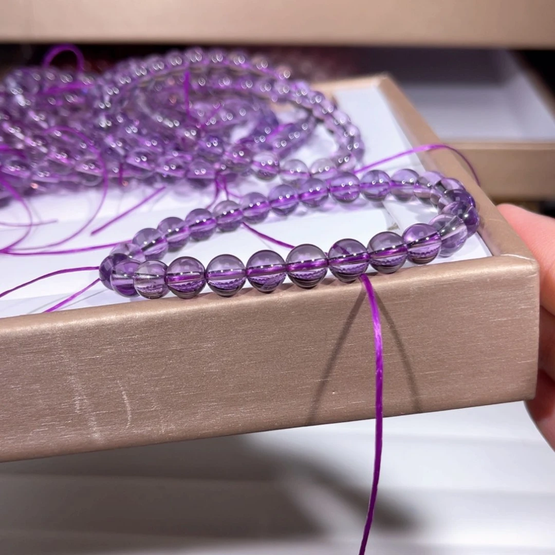 水晶手链未镶嵌紫水晶017