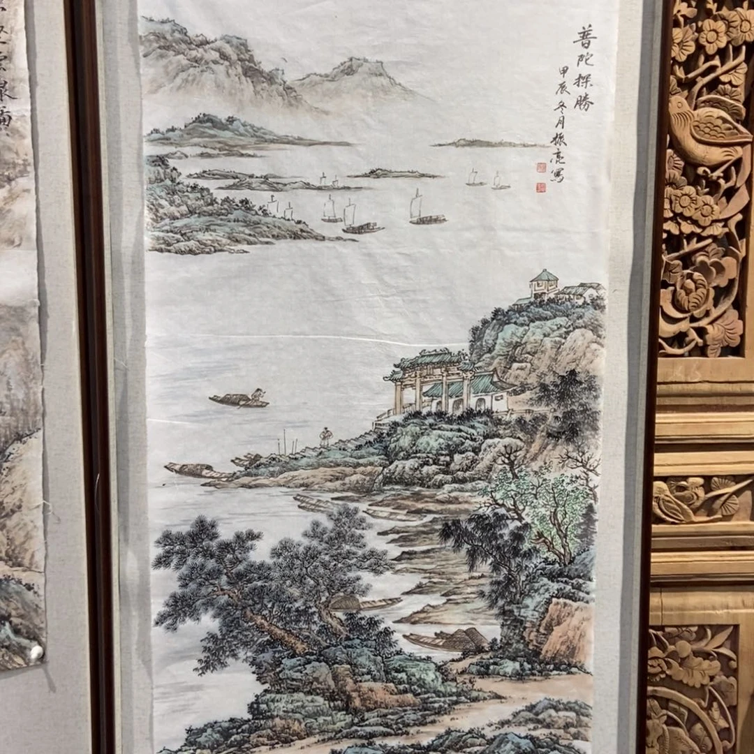 【闪购商品】国画人***在墨鱼精品墨鱼景区