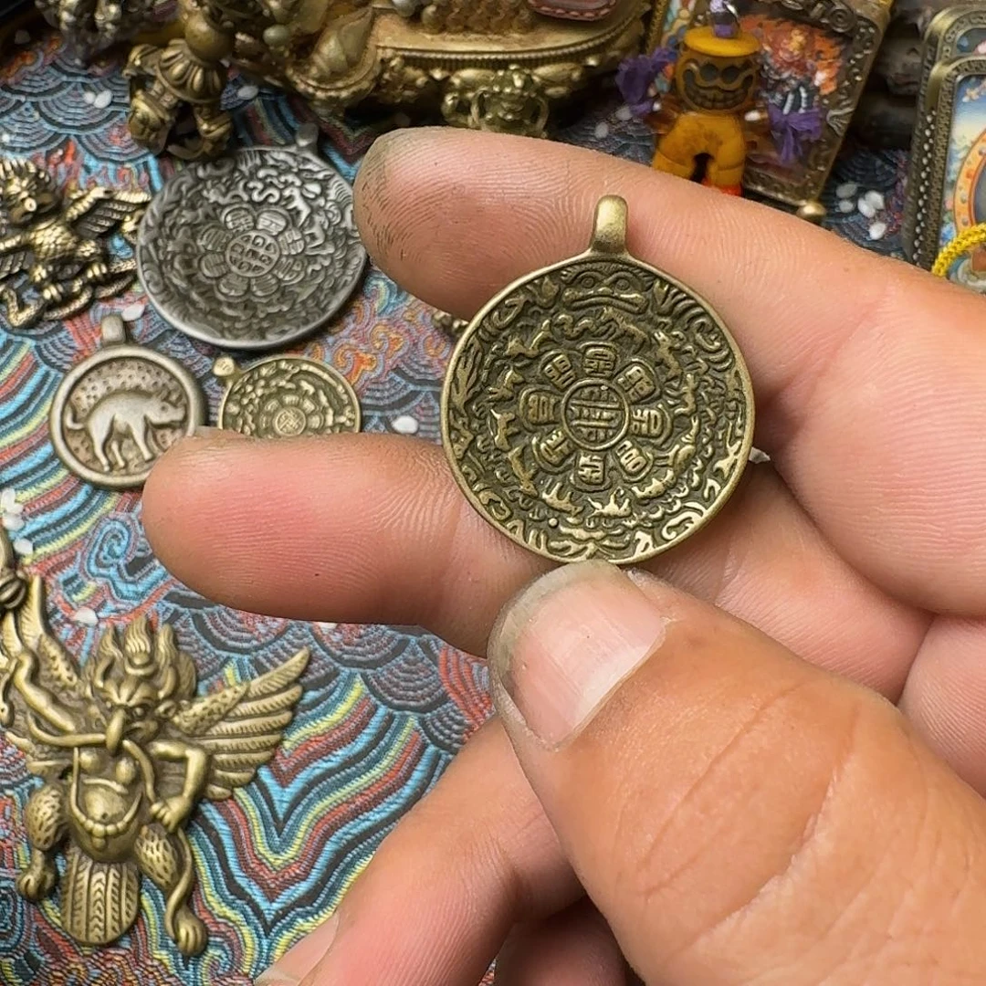 前***者藏式风格九宫八卦牌