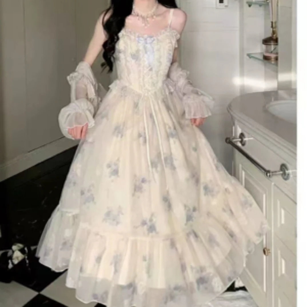 直播间休闲百搭过款衬衣蕾丝碎花