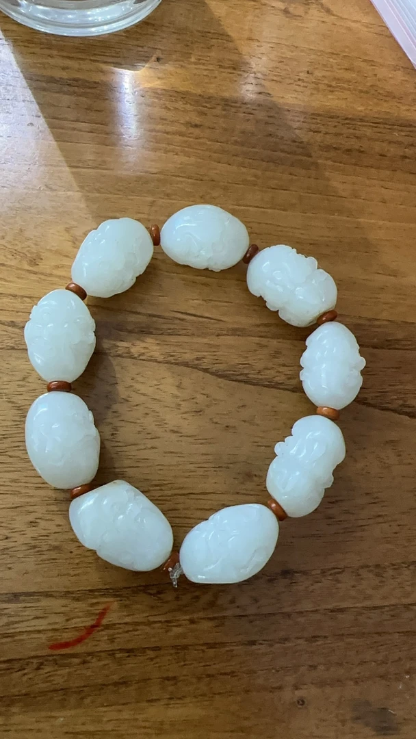 和田玉十八罗汉手串