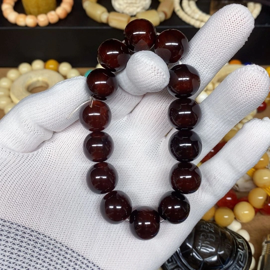 驼骨手串/手链16mm血甲骨